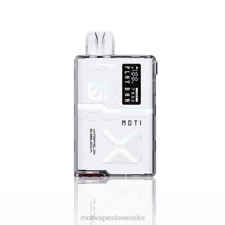 MOTI Elektronická Cigareta XP2F53 | MOTI Play Bar 7500 jednorazových výparov (5%, 7500 vdychov) žuvačka z vodného melónu