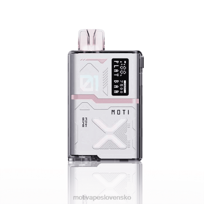 MOTI Vape Price XP2F58 | MOTI Play Bar 7500 jednorazových výparov (5%, 7500 vdychov) ružová bomba