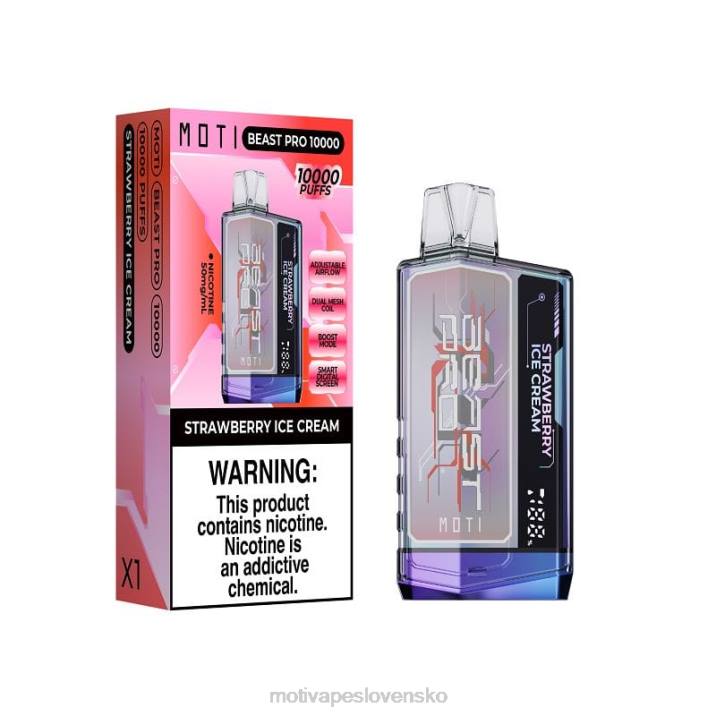 MOTI Elektronická Cigareta XP2F43 | MOTI Beast Pro jednorazová vapka (5%, 10 000 vdychov) dvojitý citrón