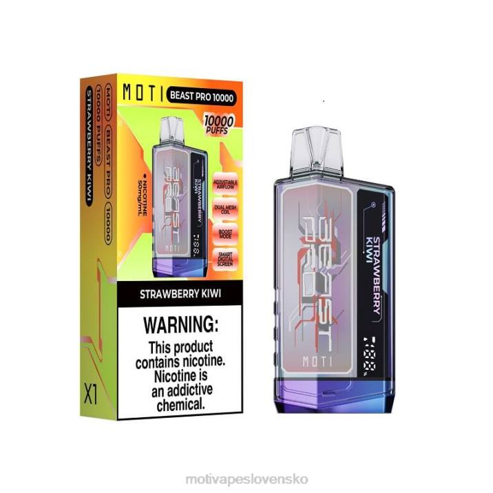 MOTI Elektronická Cigareta XP2F43 | MOTI Beast Pro jednorazová vapka (5%, 10 000 vdychov) dvojitý citrón