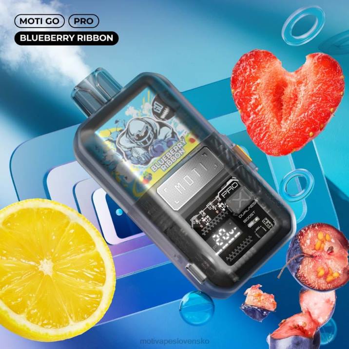 MOTI Elektronická Cigareta XP2F13 | MOTI Go Pro jednorazová vapa (5%, 12 000 vdychov) modrý sen