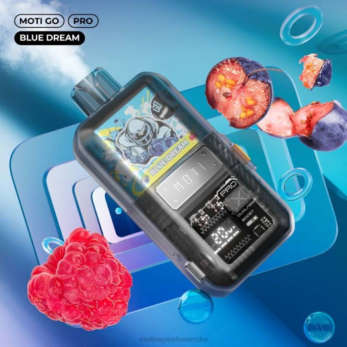 MOTI Vape Amazon XP2F20 | MOTI Go Pro jednorazová vapa (5%, 12 000 vdychov) kyslý jablkový ľad
