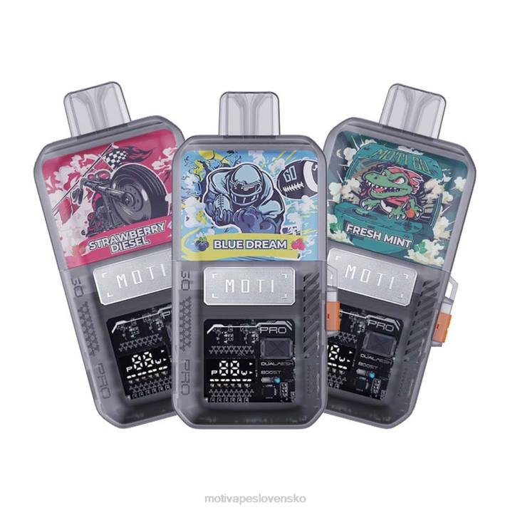 MOTI Vape Flavors XP2F25 | MOTI Go Pro jednorazová vapa (5%, 12 000 vdychov) vodný melón mäta