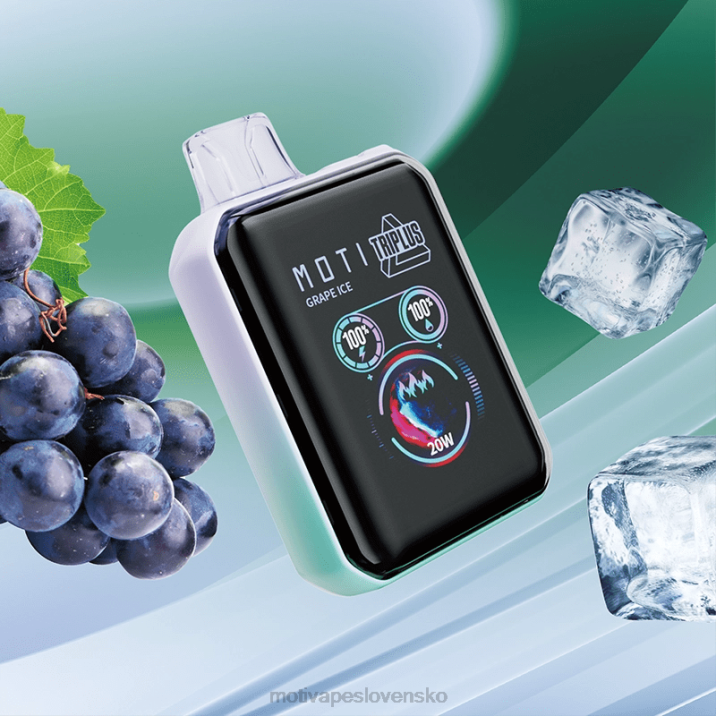 MOTI Vape Amazon XP2F10 | MOTI Triplus 20 000 jednorazových výparov (5 %, 20 000 vdychov) melónový ľad