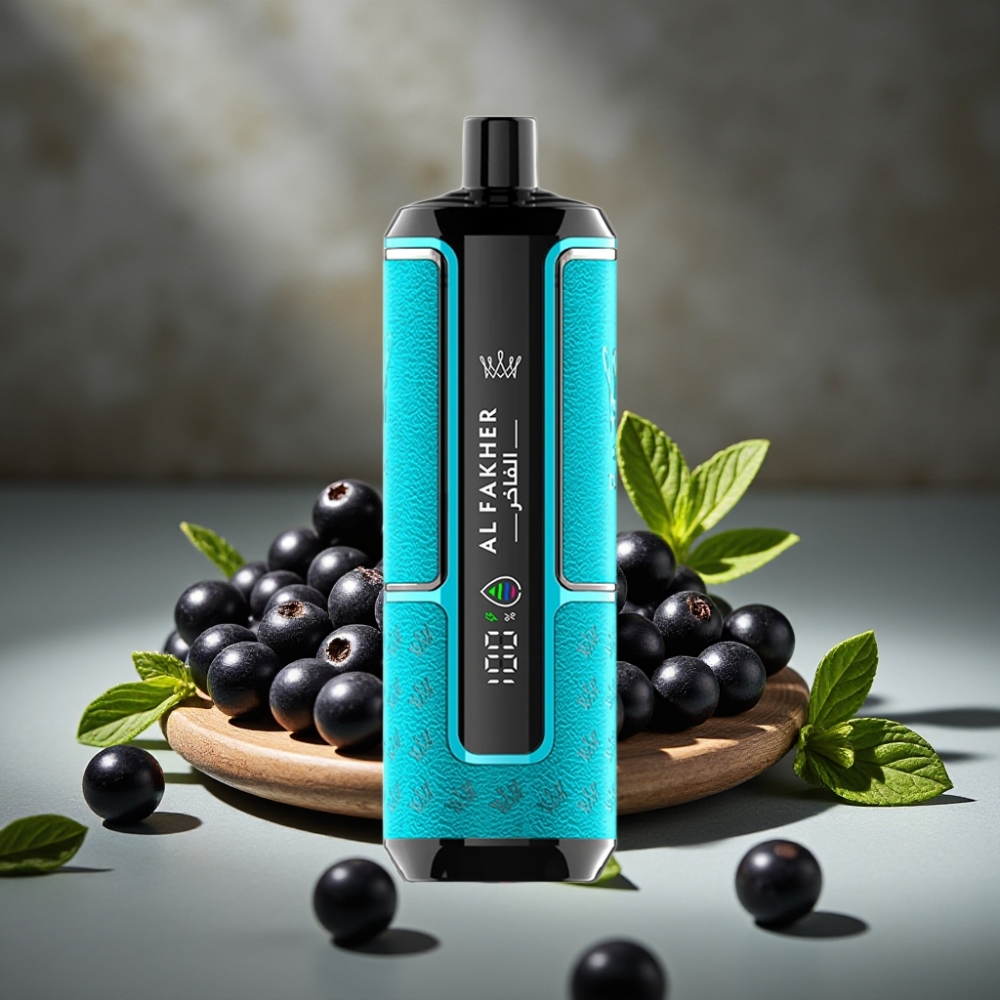 Al Fakher Crown Bar 15K Hypermax Jednorázová Vape Tyrkysovo-Mätová