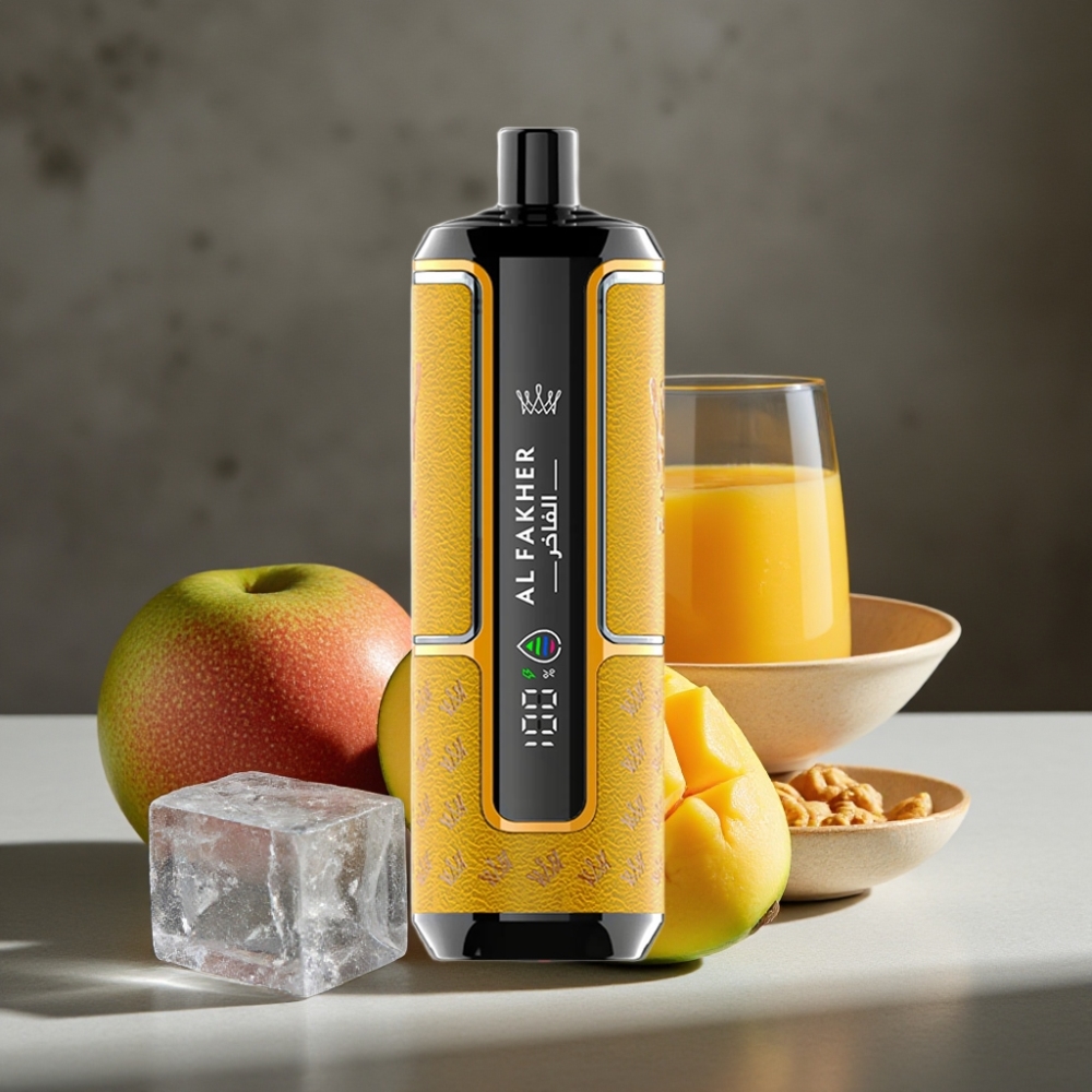 Al Fakher Crown Bar 15K Hypermax Jednorazová Vape Tyčinka Mango Ice