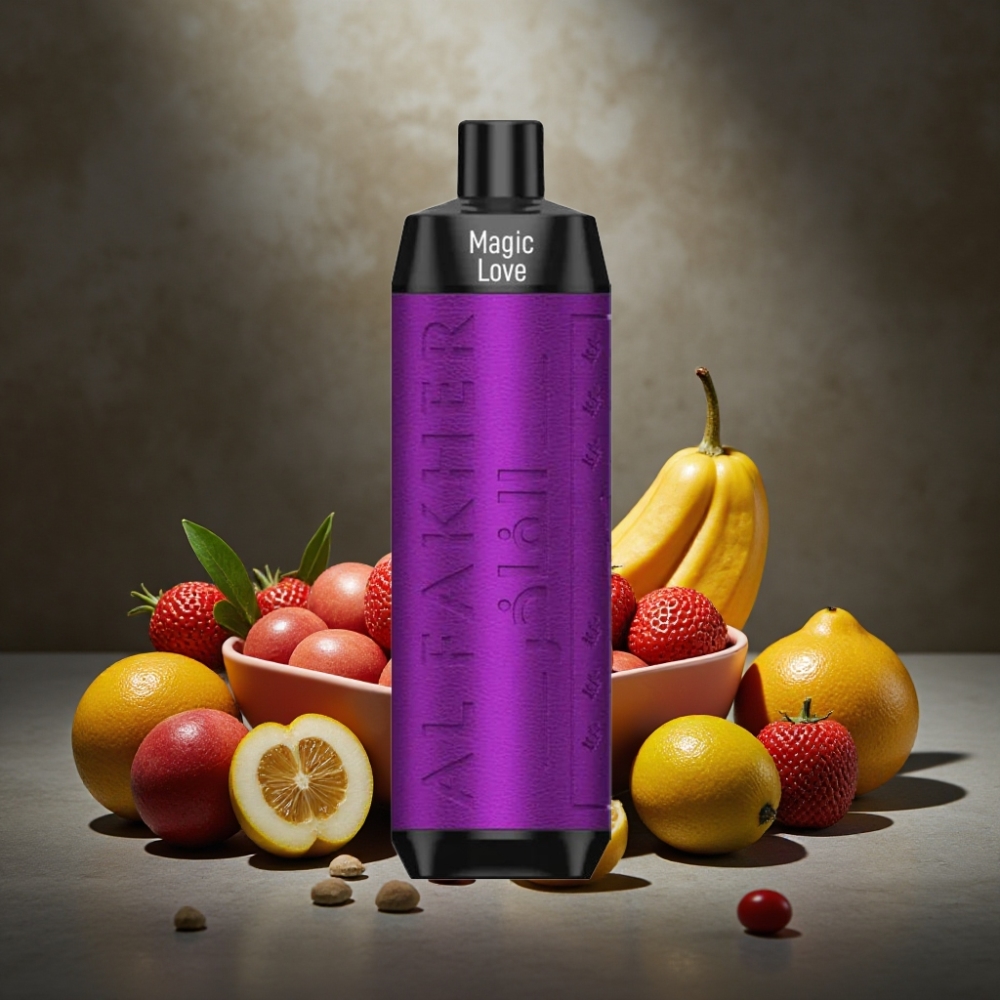 Al Fakher Crown Bar 8000 Crystal Jednorázová E-cigareta – Magická Láska, 18ml, 8000 Potiahnutí, USB-C