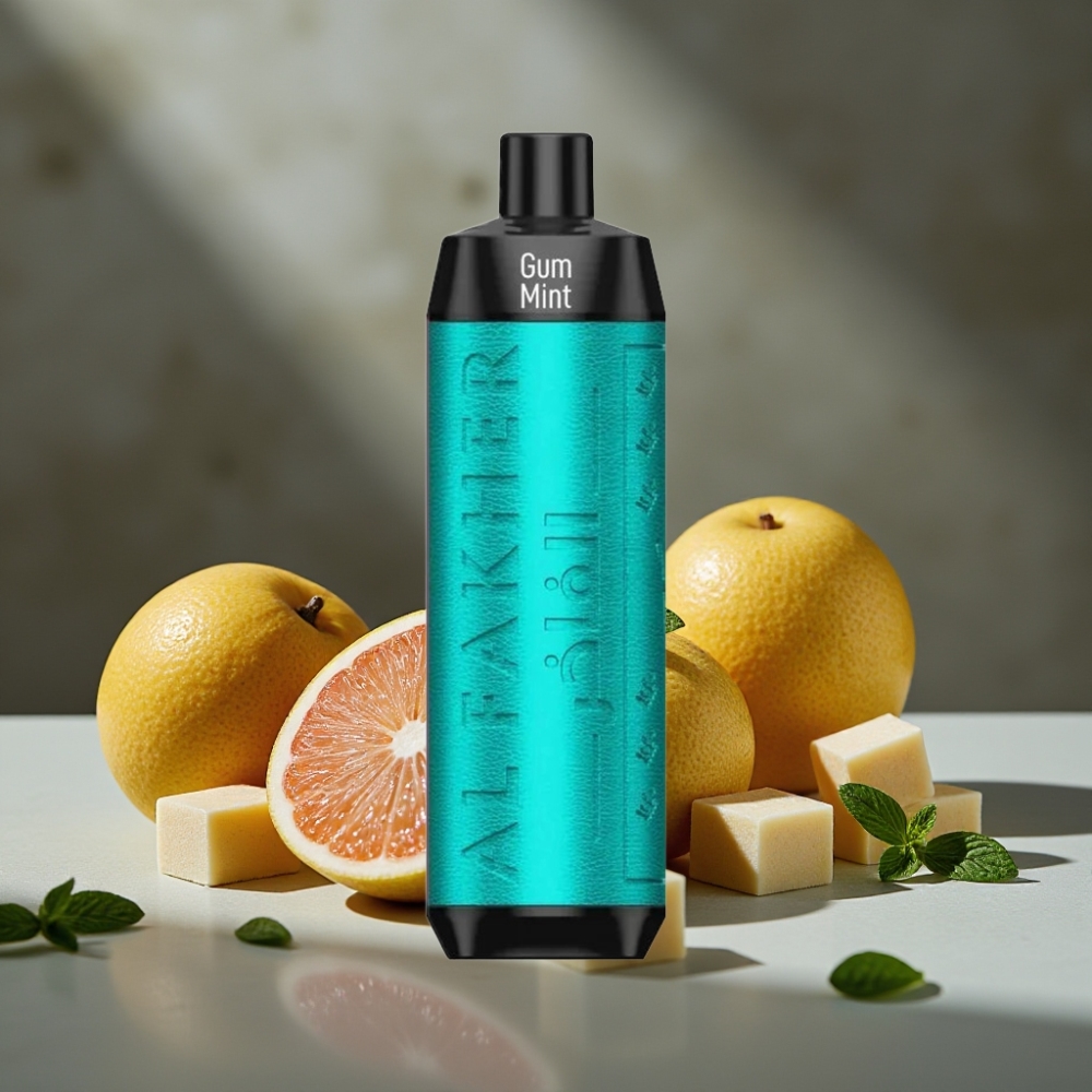 Al Fakher Crown Bar 8000 Crystal Jednorázová Vape Žuvačka Mätová – 18ml, 5mg, 8000 ťahov