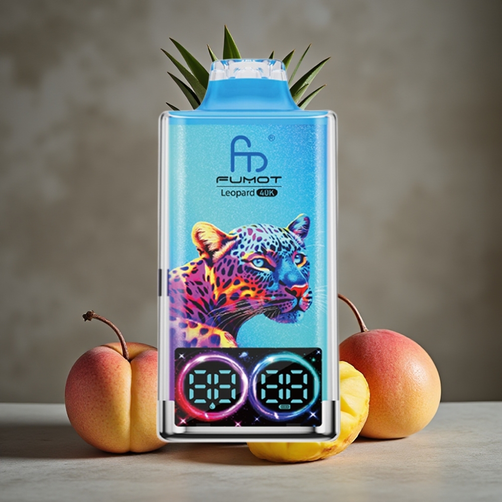 Fumot Leopard 40K Puffs Jednorázová E-cigareta Broskyňa Mango Ananás, 700mAh, Typ-C