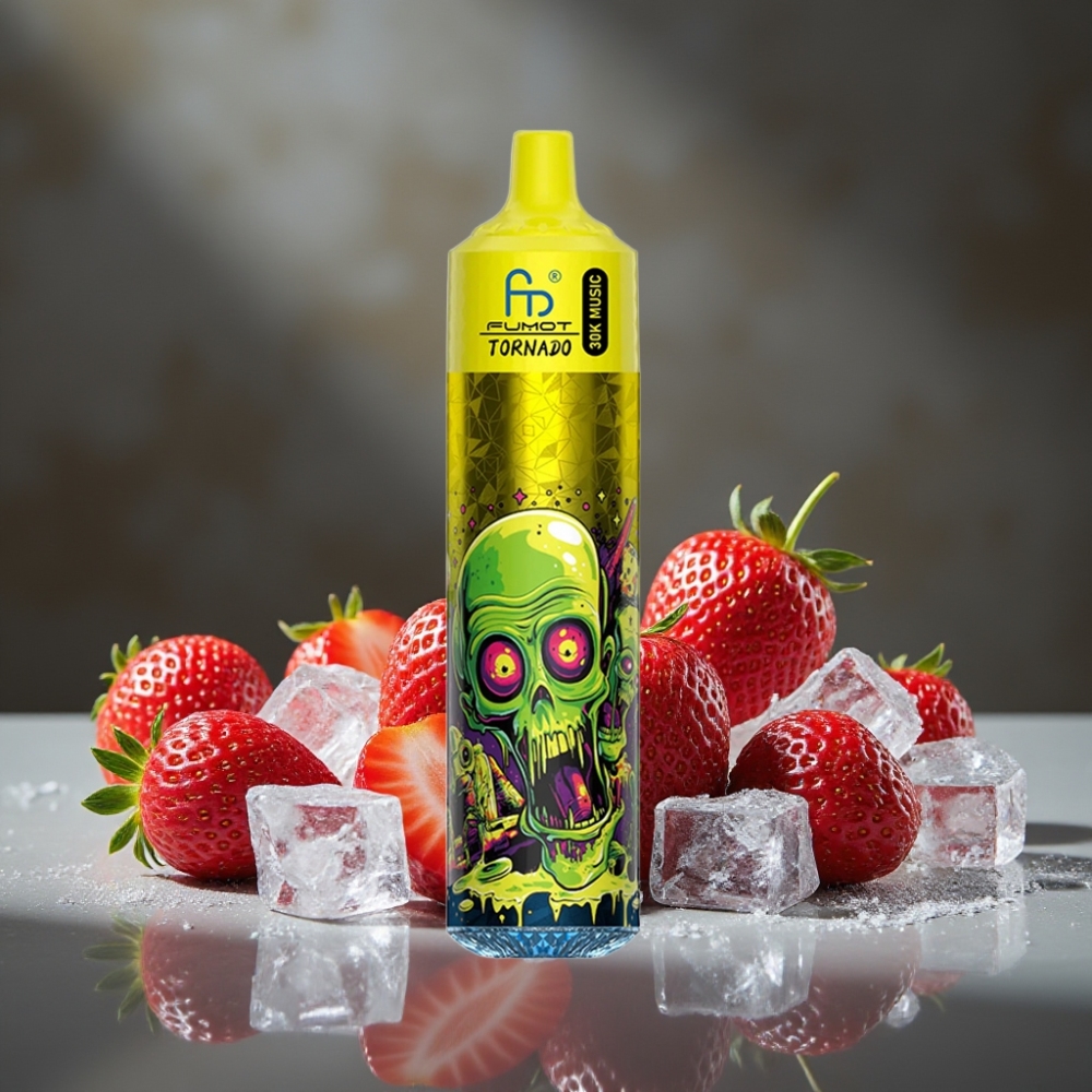 Fumot RandM Tornado 30000 Puffs 30mL Jahodový ľad 2% 5% 600mAh
