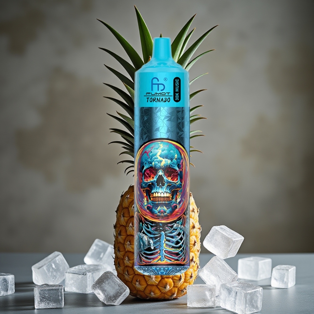 Fumot RandM Tornado 30000 Puffs Disposable Vape Ananásový ľad 30mL 5%
