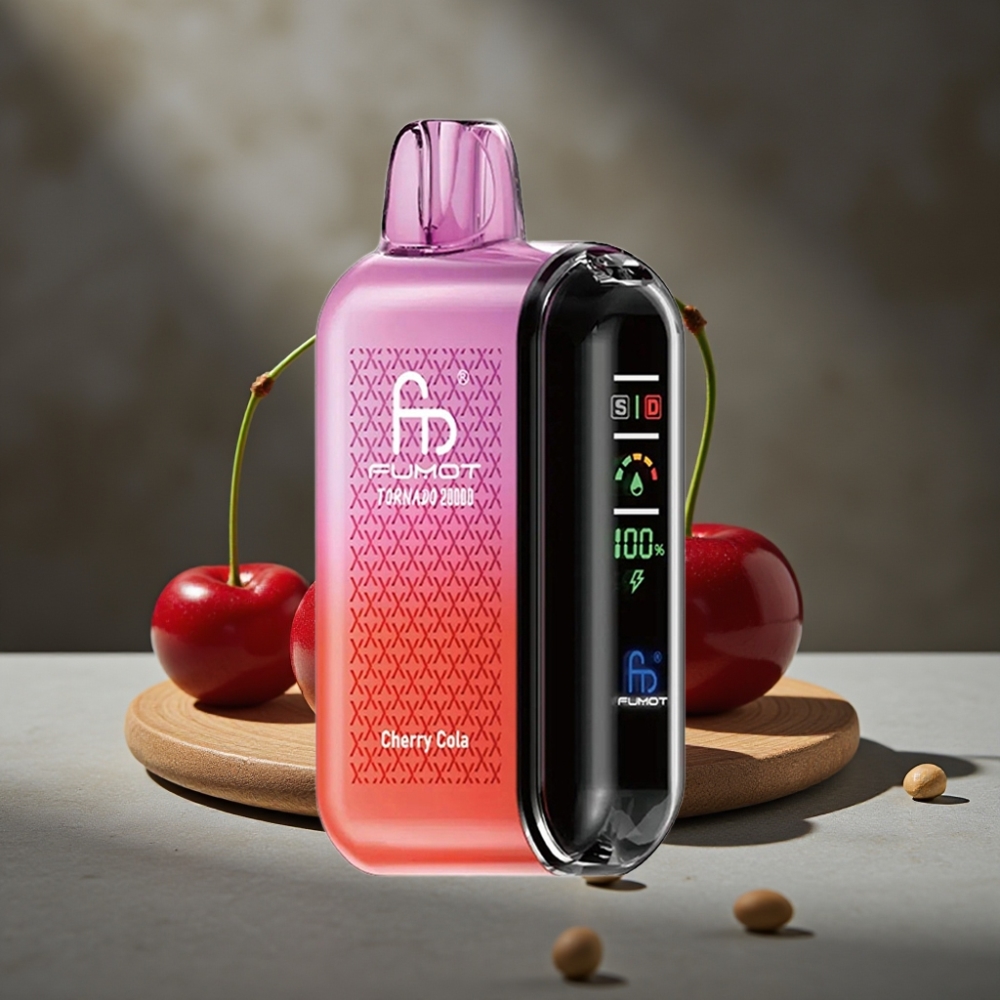 Fumot Tornado 20000 Puffs Duálne Mesh Cievky Cherry Cola 20ml
