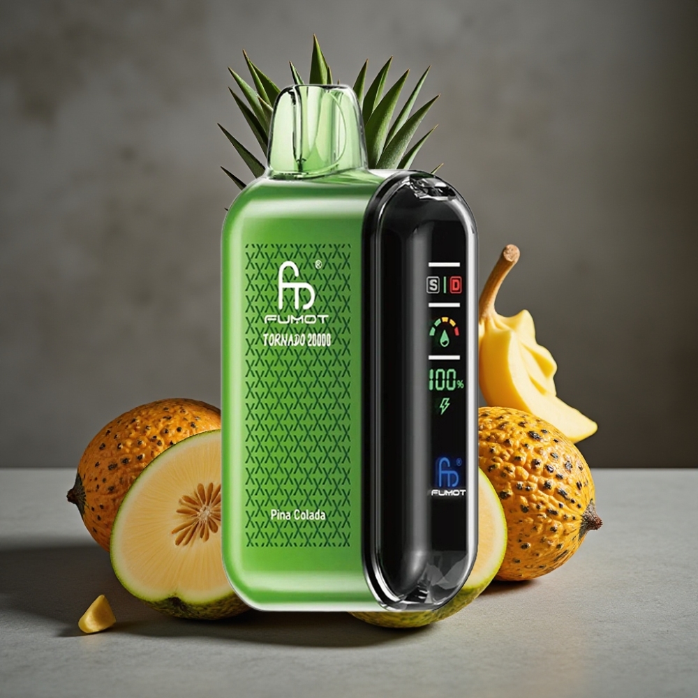 Fumot Tornado 20000 Puffs Dual Mesh Batéria 850mAh Ananás Koktail