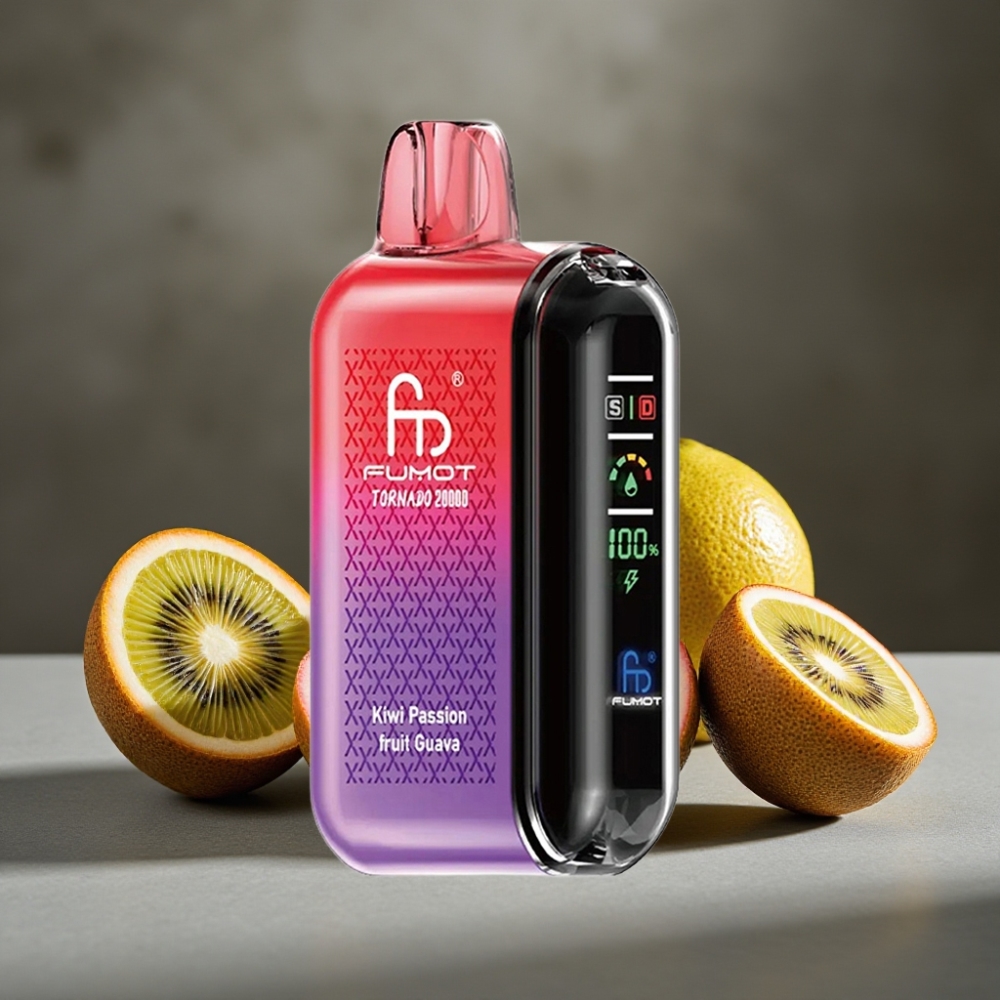 Fumot Tornado 20000 Puffs Dual Mesh Kiwi Maracuja Guava