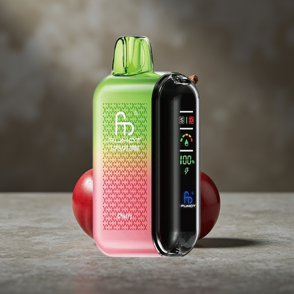 Fumot Tornado 20000 Puffs Dual Mesh Čerešňa 20ml 850mAh