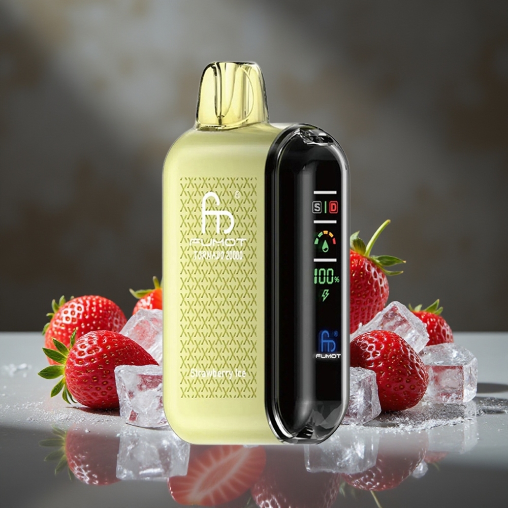 Fumot Tornado 20000 Puffs Dual Mesh s Jahodovým ľadom