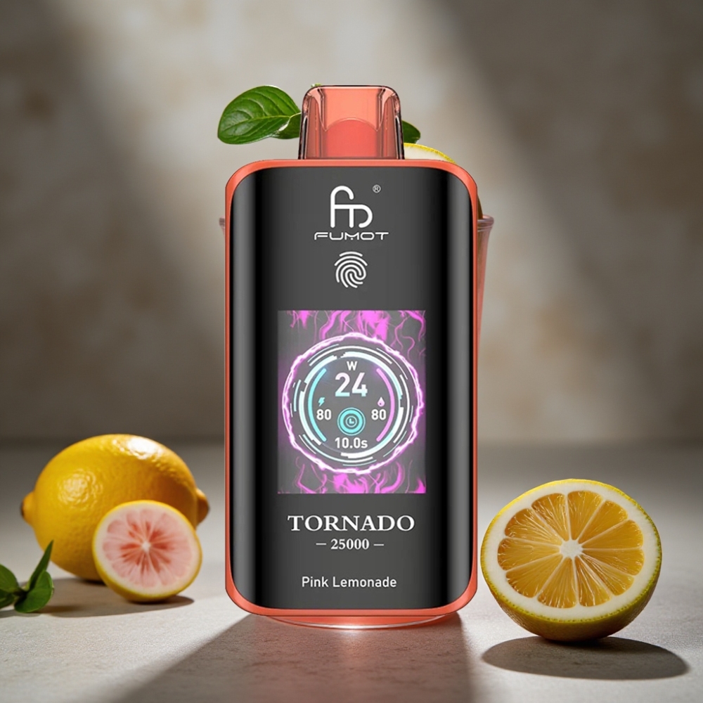 Fumot Tornado 25000 Puffs HD Batéria 700mAh Ružová Limonáda
