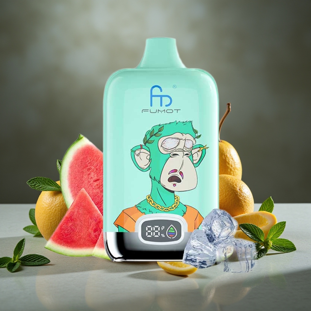 Fumot Tornado Digital Box 12000 Pufov Cool Mint 20ml Mesh 5% Nikotín