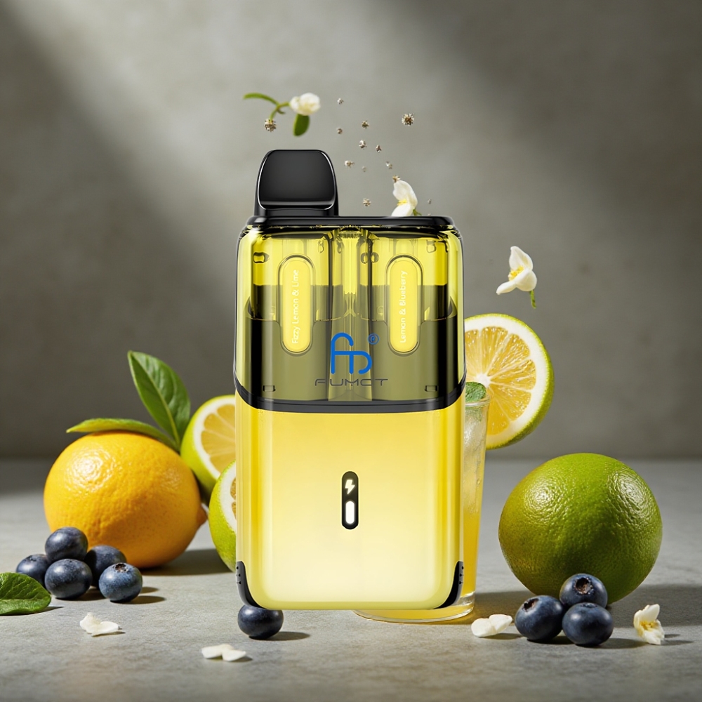 Fumot Ultra T32000 Disposable Vape – Šumivá Citróna & Lime – Citróna a Čučoriedka | 32000 Ťahov | 800mAh Batéria