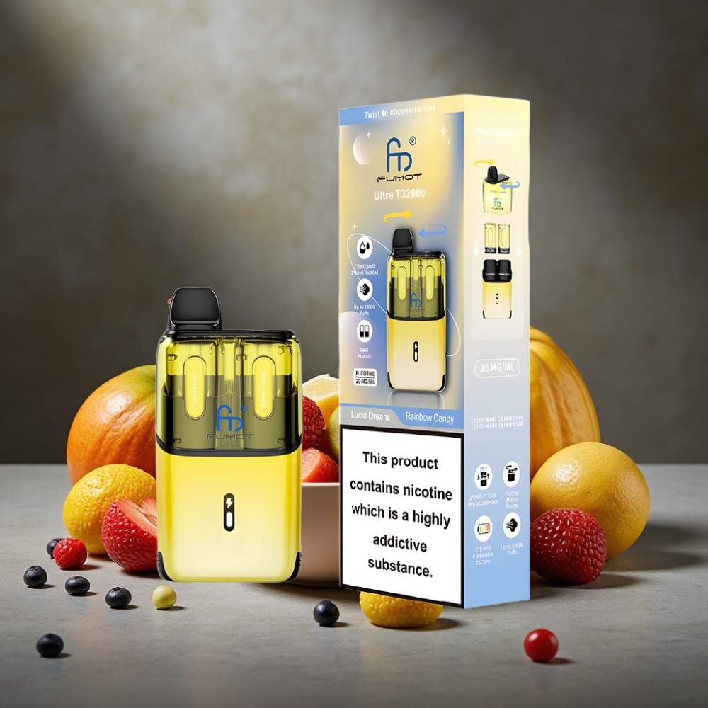 Fumot Ultra T32000 Jednorázová Vape Lucid Dream - Dúhová Cukrovinka 32000 ťahov, 24ml, 800mAh