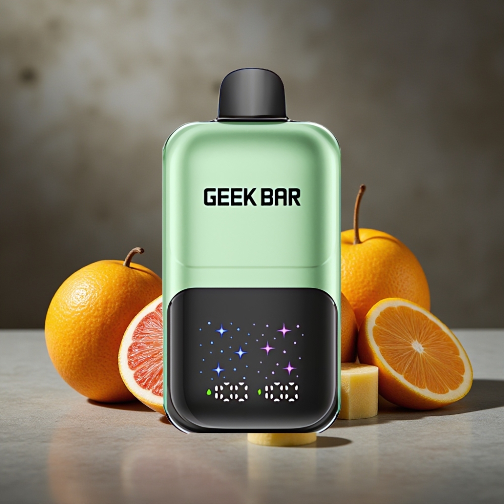 GEEK BAR 2GO 20ml 50000 Puffov Dvojitá Nádrž Disposable Vape Pen Kyslé Cukríky & Ovocie