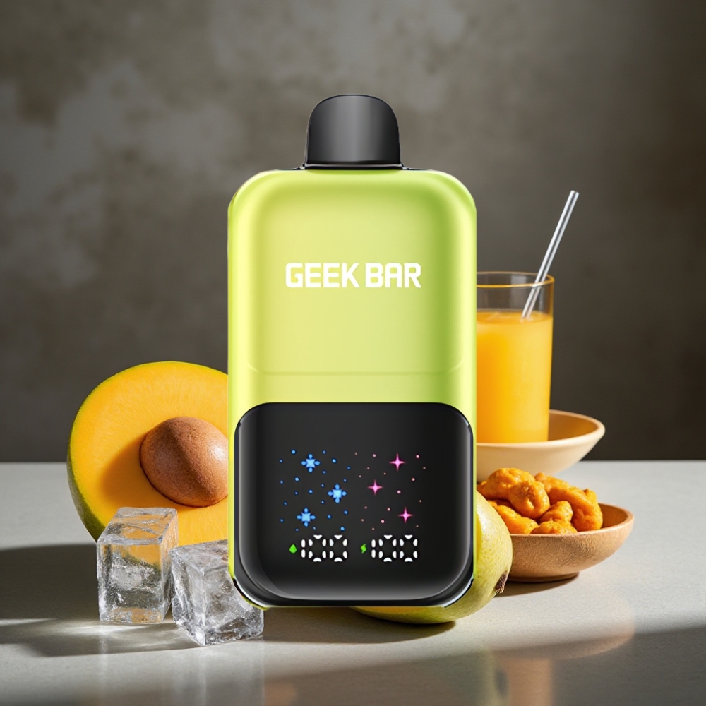 GEEK BAR 2GO 20ml 50000 Pufov Dvojitá Nádrž Mexico Mango Ľad Disposable Vape