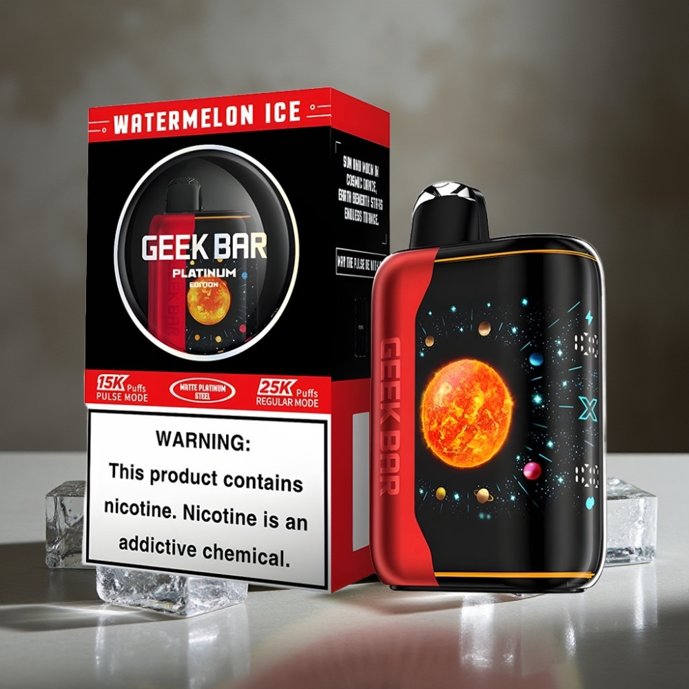 GEEK BAR Platinum Edition 25000 Puffs Disposable Vape Watermelon Ice (20mL, 2% Nikotín)