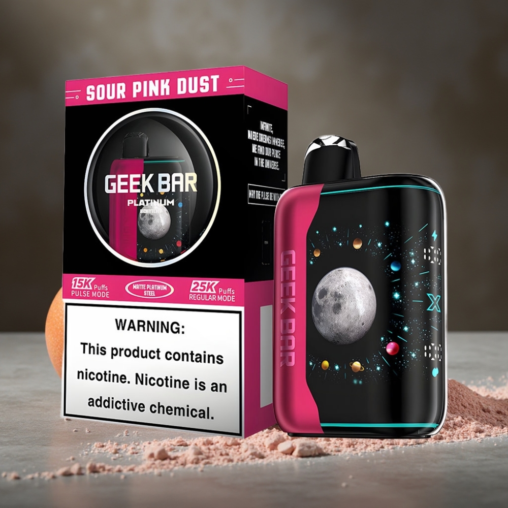 GEEK BAR Platinum Edition 25000 Puffs Sour Pink Dust Disposable Vape