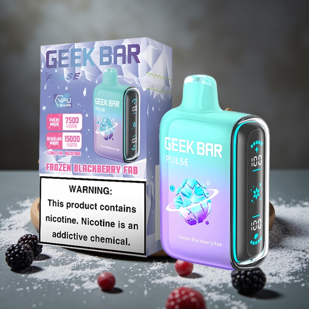 GEEK BAR Pulse 15000 Puffs Mrazivá Edícia – 16ML, 5%, USB-C, 650 mAh