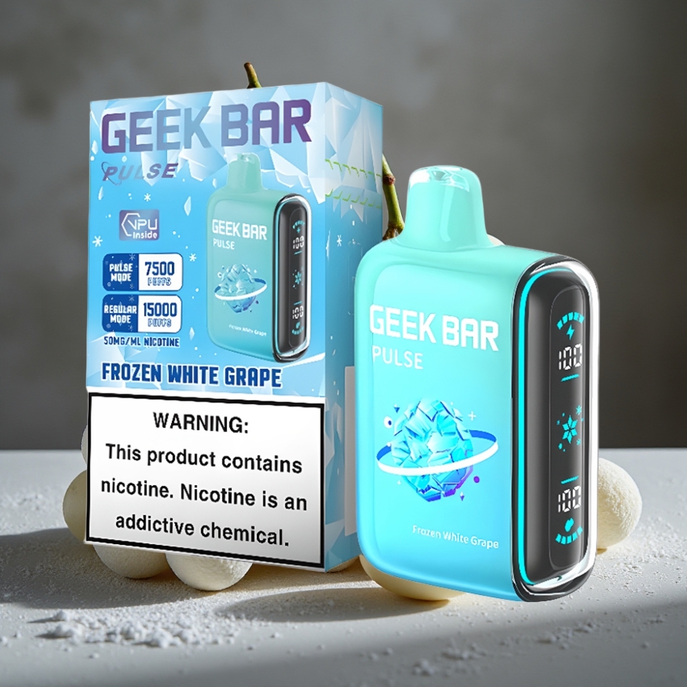GEEK BAR Pulse 15000 Puffs Mrazivá Edícia – 16ML, 5%, USB-C, 650 mAh