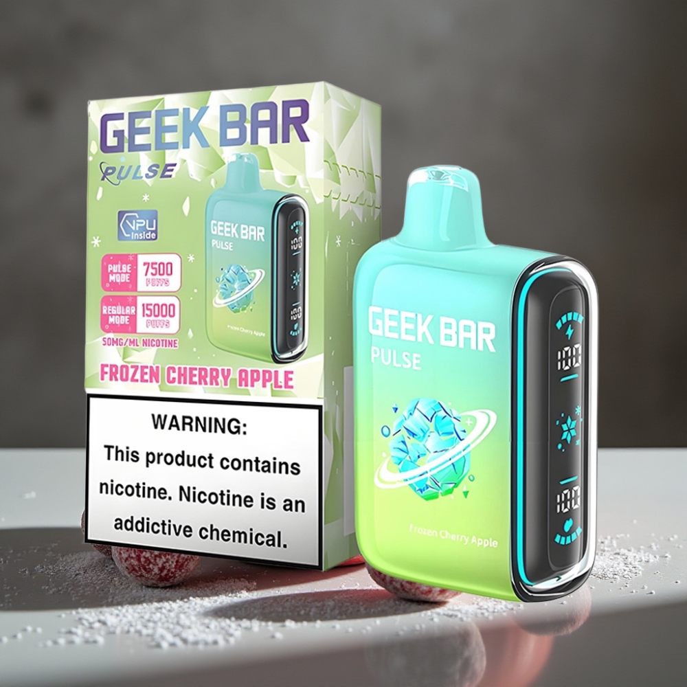 GEEK BAR Pulse 15000 Puffs Mrazivá Edícia – 16ML, 5%, USB-C, 650 mAh