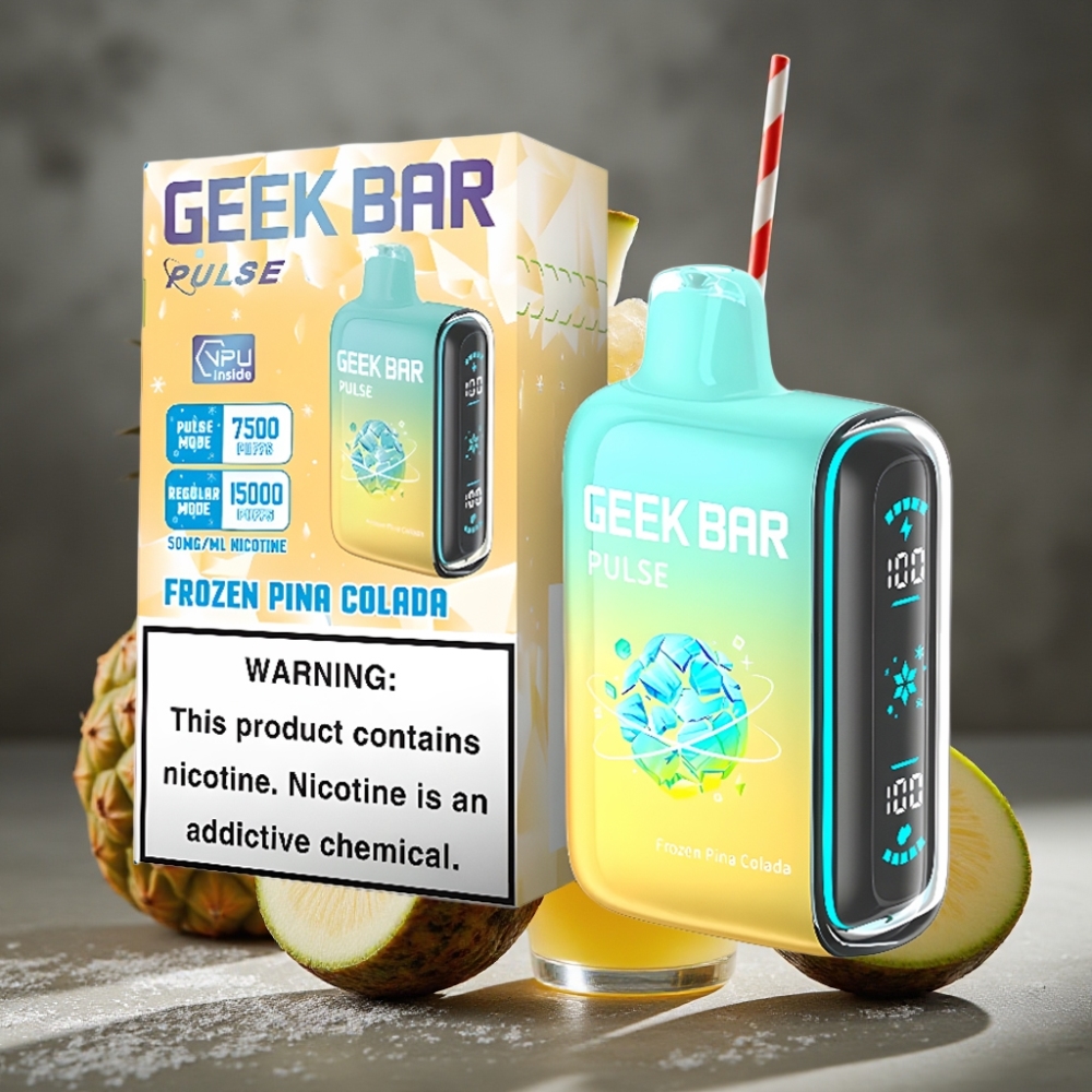 GEEK BAR Pulse 15000 Puffs Mrazivá Edícia – 16ML, 5%, USB-C, 650 mAh