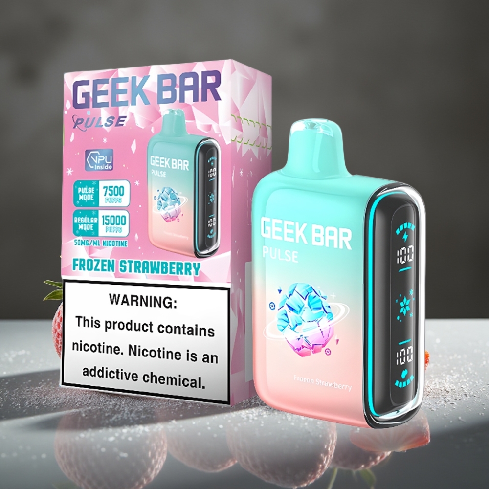 GEEK BAR Pulse 15000 Puffs Mrazivá Edícia – 16ML, 5%, USB-C, 650 mAh