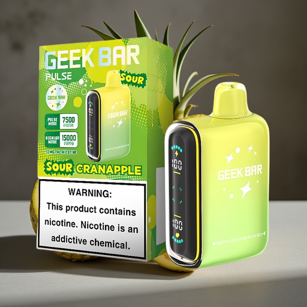 Geek Bar Pulse 15000 Fúk Kyslá Edícia 16ML 5% Nikotín USB-C
