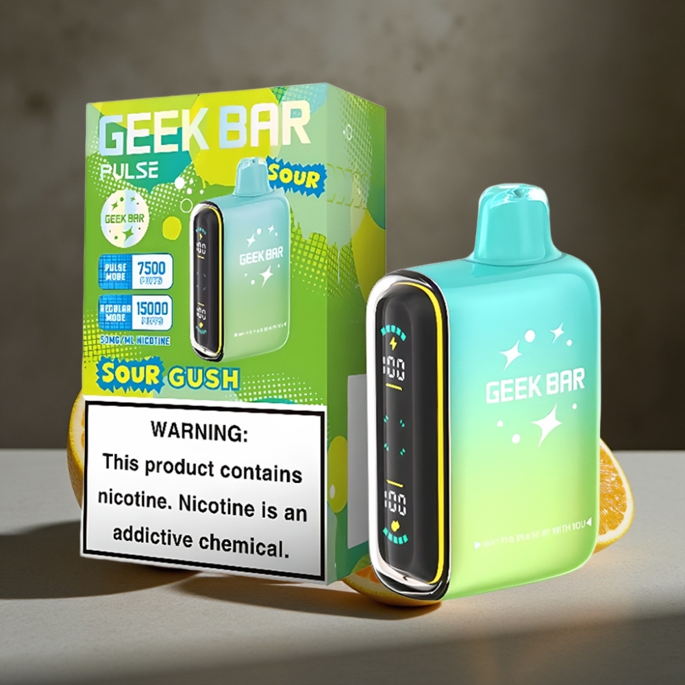 Geek Bar Pulse 15000 Fúk Kyslá Edícia 16ML 5% Nikotín USB-C