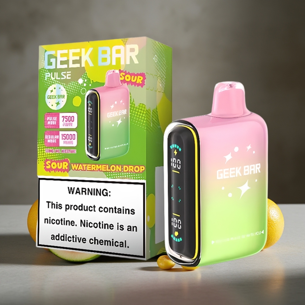 Geek Bar Pulse 15000 Fúk Kyslá Edícia 16ML 5% Nikotín USB-C
