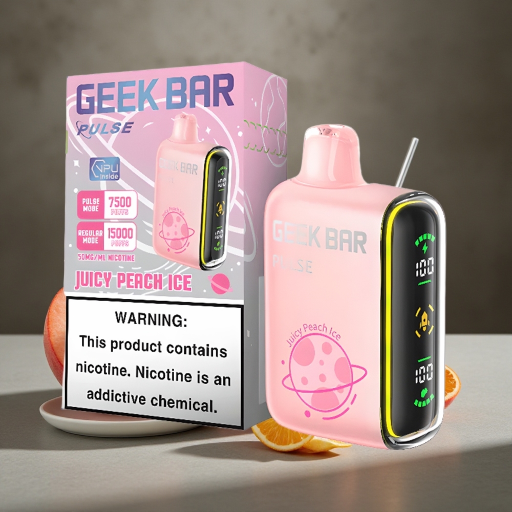 Geek Bar Pulse 15000 Fúk s USB-C a Nastaviteľným Prietokom – Planet Edition