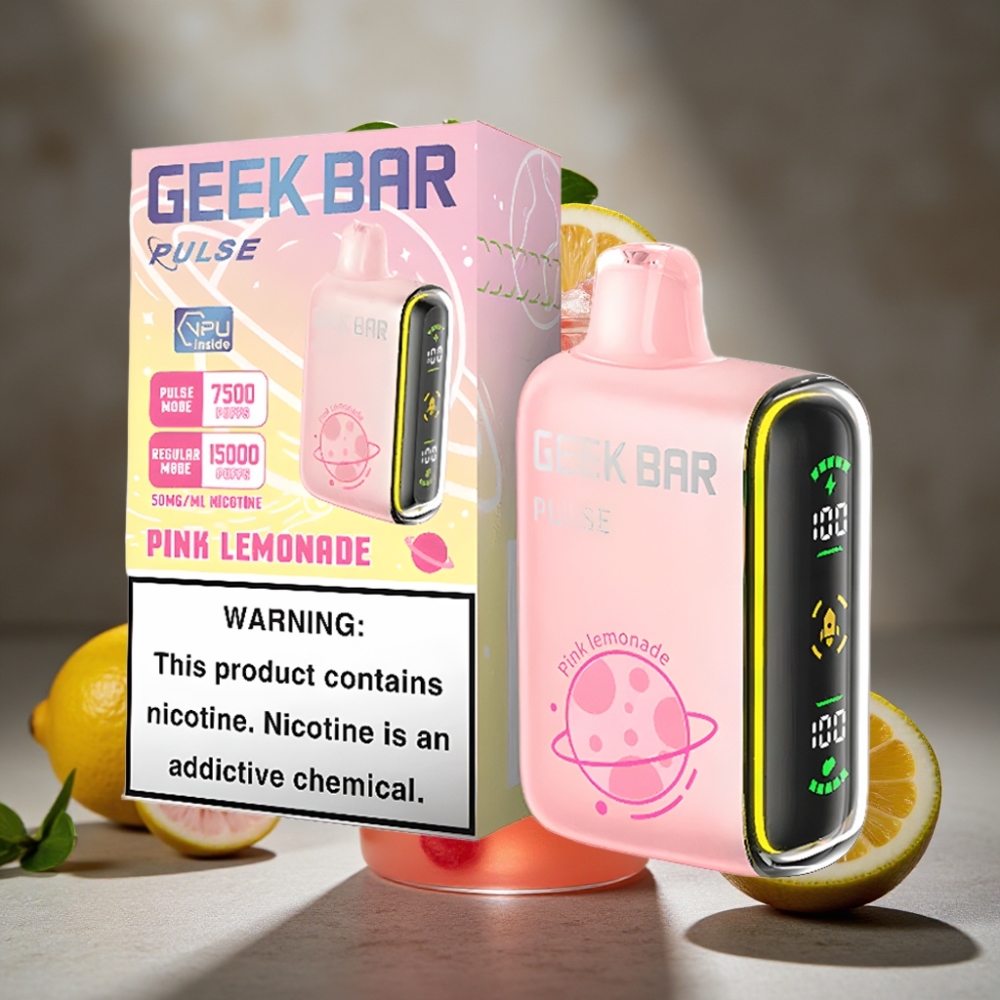 Geek Bar Pulse 15000 Fúk s USB-C a Nastaviteľným Prietokom – Planet Edition