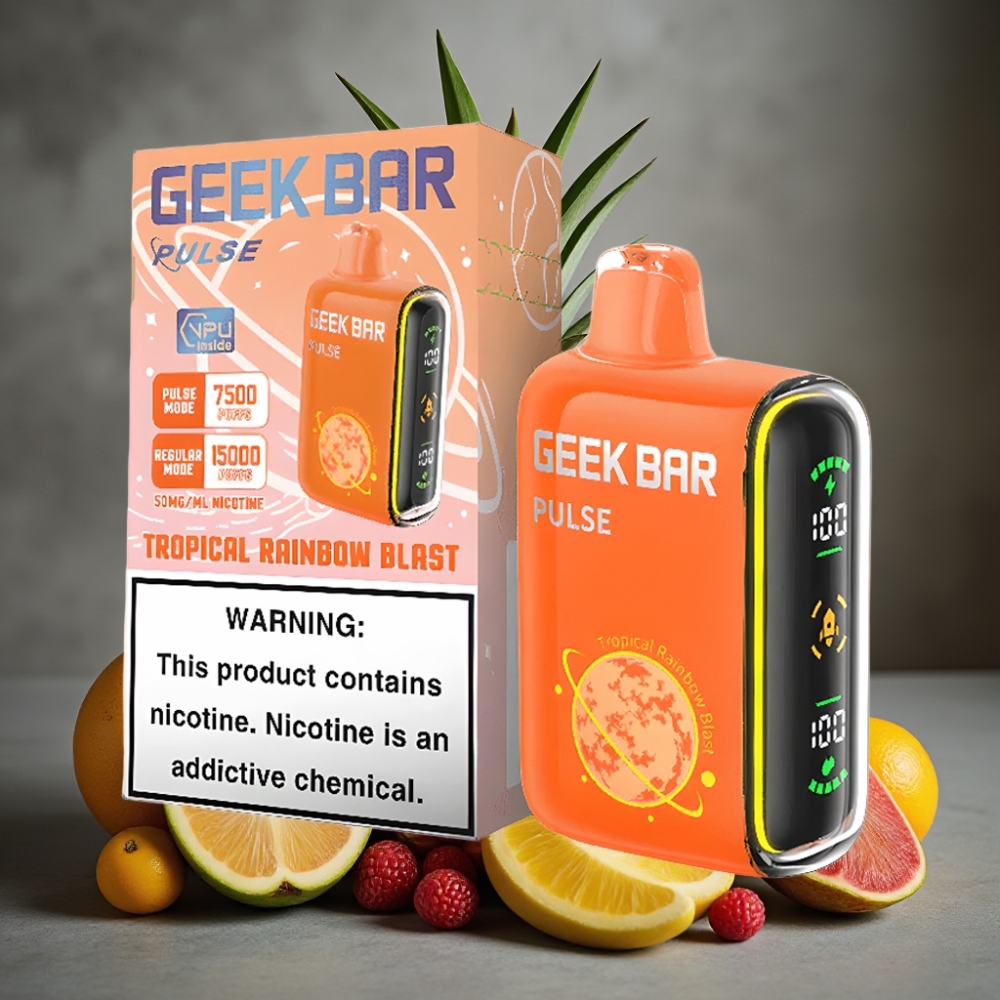 Geek Bar Pulse 15000 Fúk s USB-C a Nastaviteľným Prietokom – Planet Edition