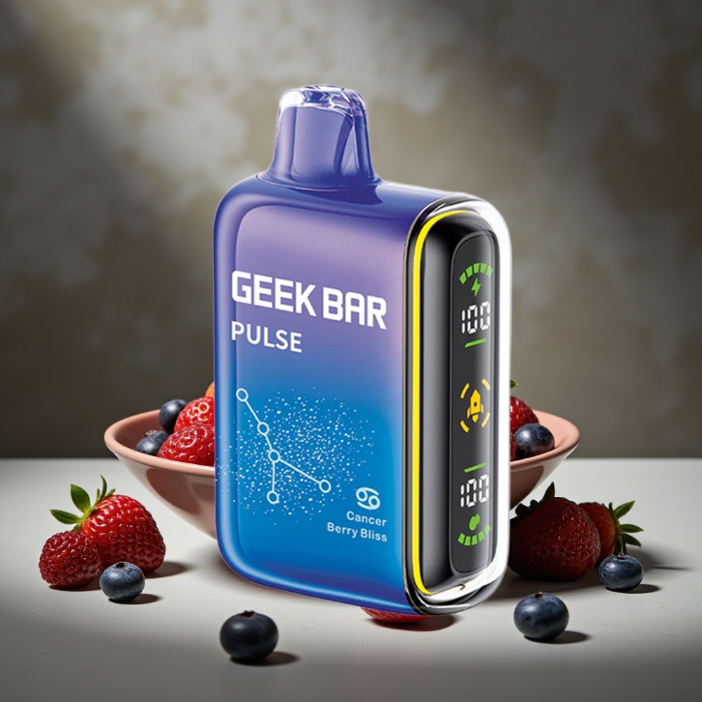 Geek Bar Pulse 15000 Fajok s 16ML E-liquidom a 5% Nikotínom a USB-C