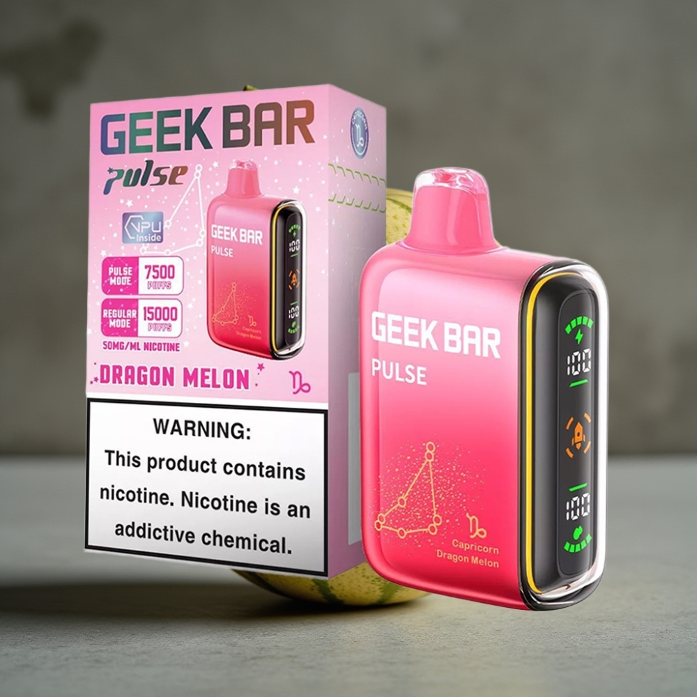 Geek Bar Pulse 15000 Fajok s 16ML E-liquidom a 5% Nikotínom a USB-C