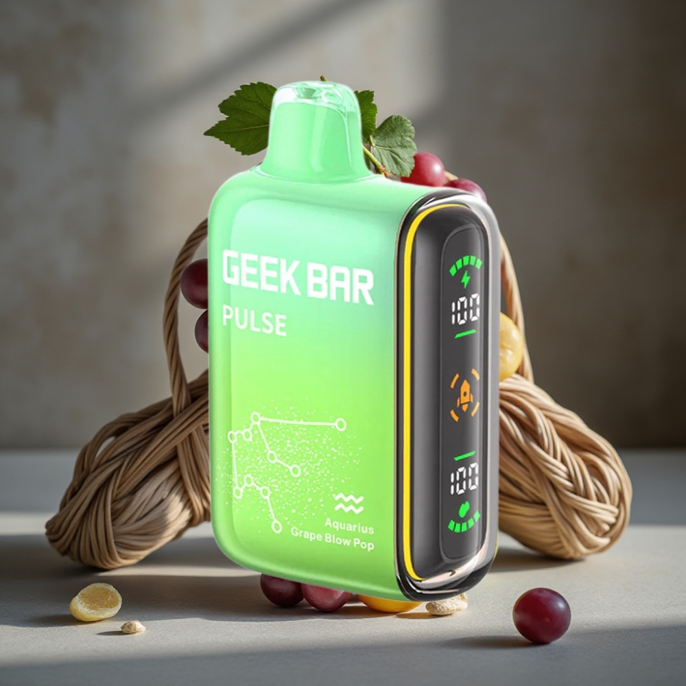 Geek Bar Pulse 15000 Fajok s 16ML E-liquidom a 5% Nikotínom a USB-C