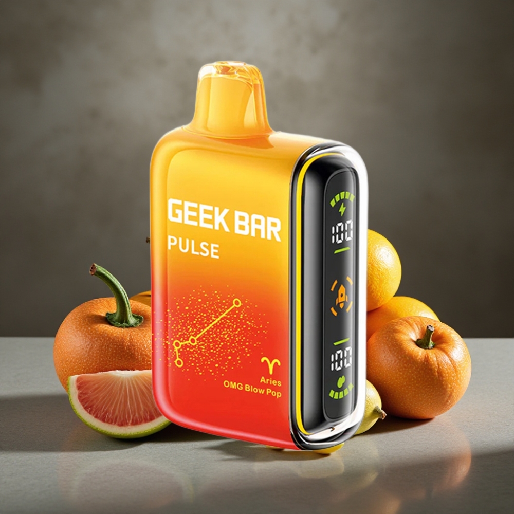 Geek Bar Pulse 15000 Fajok s 16ML E-liquidom a 5% Nikotínom a USB-C