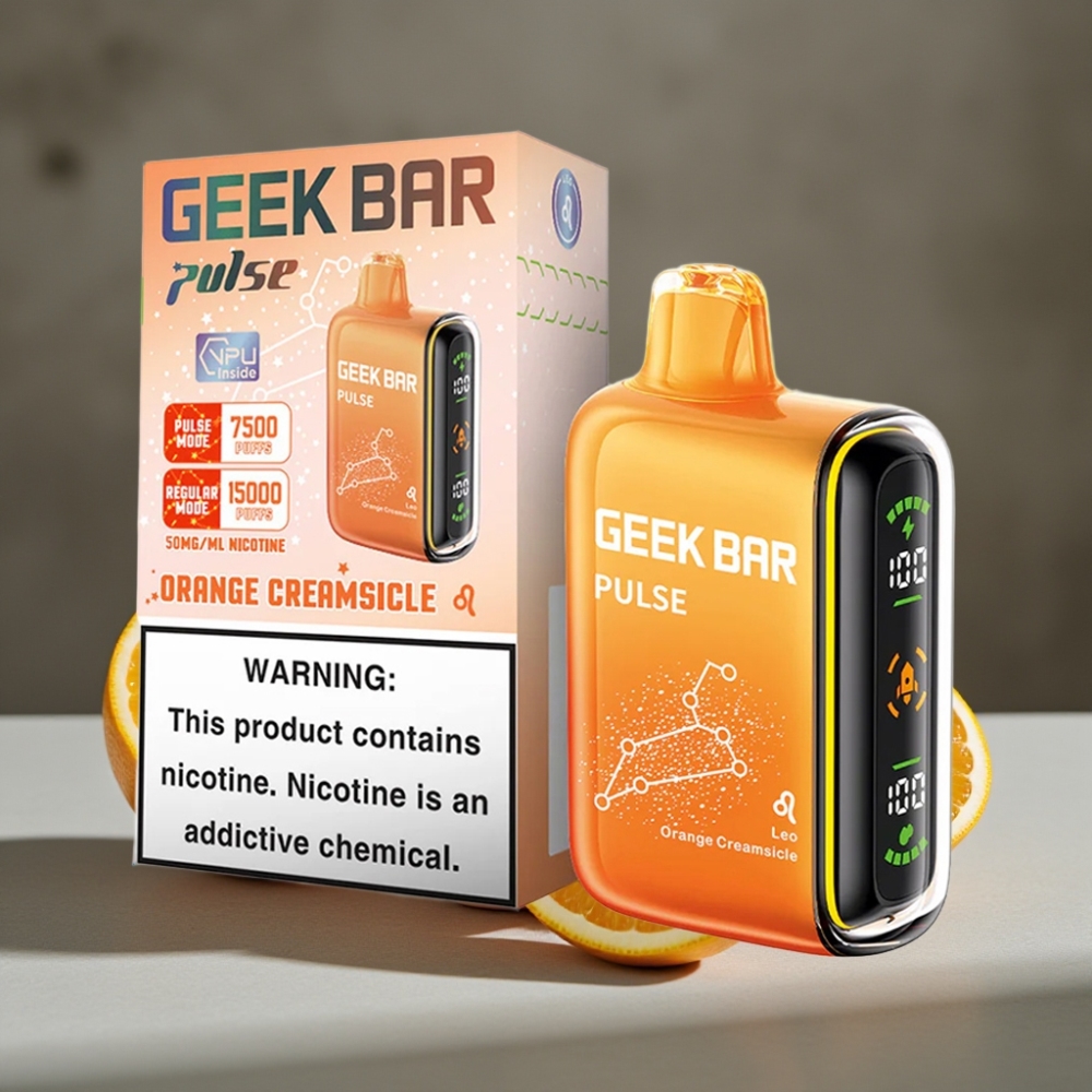 Geek Bar Pulse 15000 Fajok s 16ML E-liquidom a 5% Nikotínom a USB-C