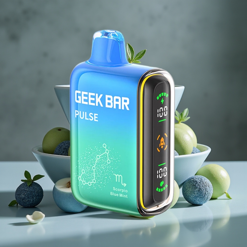 Geek Bar Pulse 15000 Fajok s 16ML E-liquidom a 5% Nikotínom a USB-C