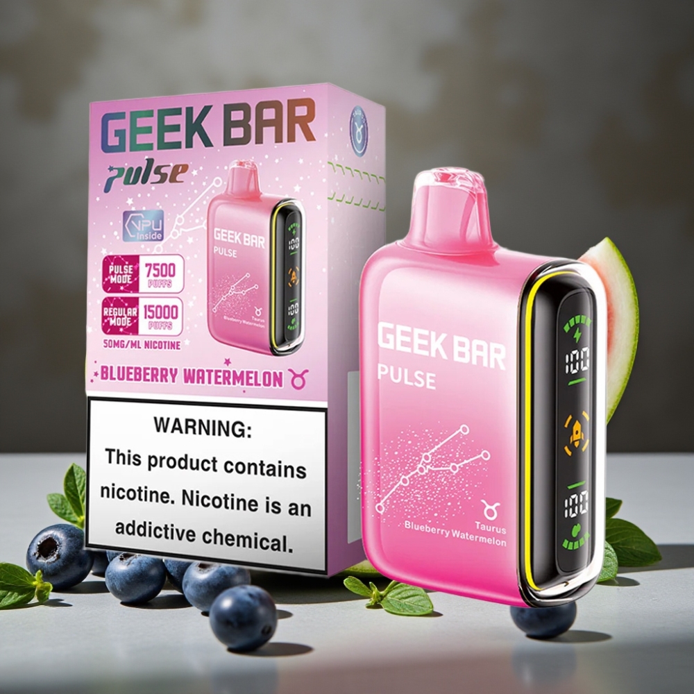 Geek Bar Pulse 15000 Fajok s 16ML E-liquidom a 5% Nikotínom a USB-C