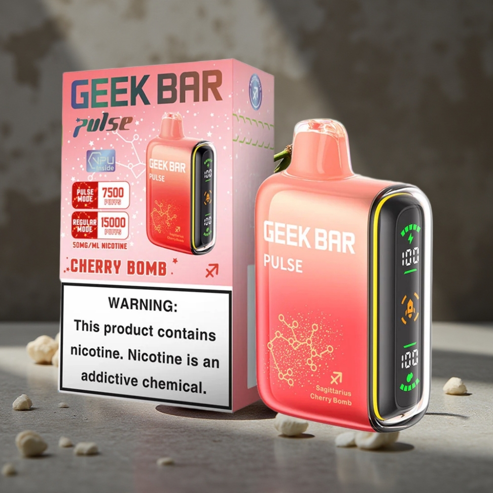 Geek Bar Pulse 15000 Fajok s 16ML E-liquidom a 5% Nikotínom a USB-C