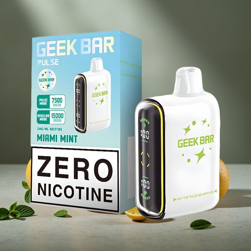 Geek Bar Pulse 15000 Zákruty, 16ML, 5% Nikotín, Nastaviteľný Prúd Vzduchu