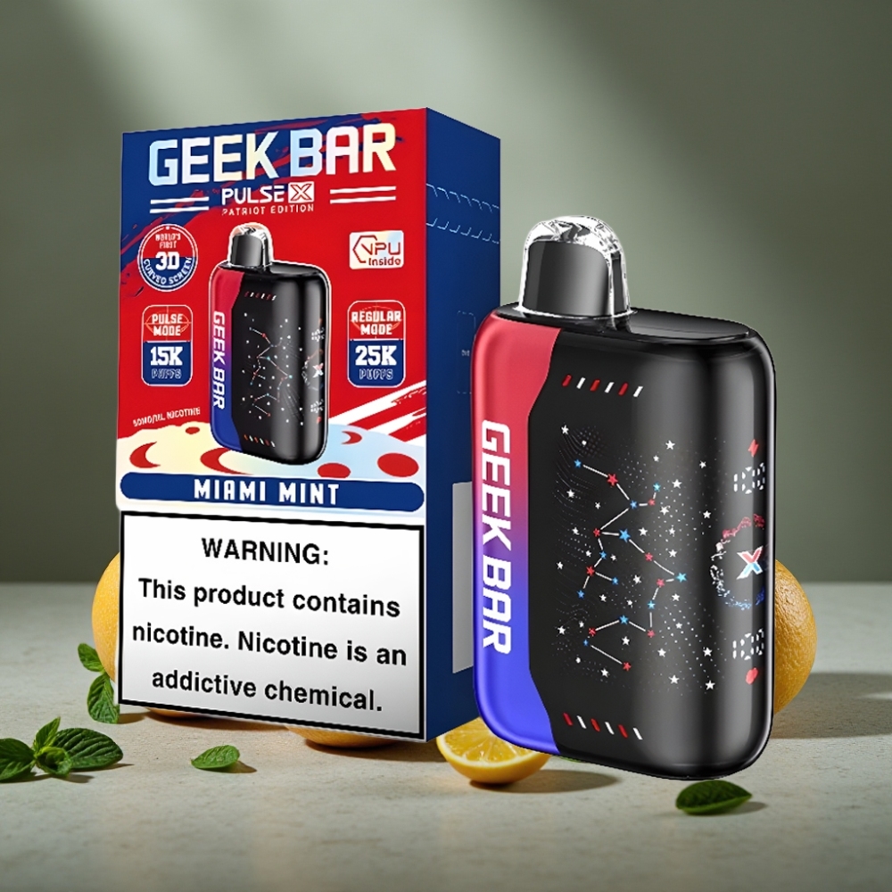 Geek Bar Pulse X 25000 Fúk s 18mL Tekutiny a Dual Mesh Cievkou