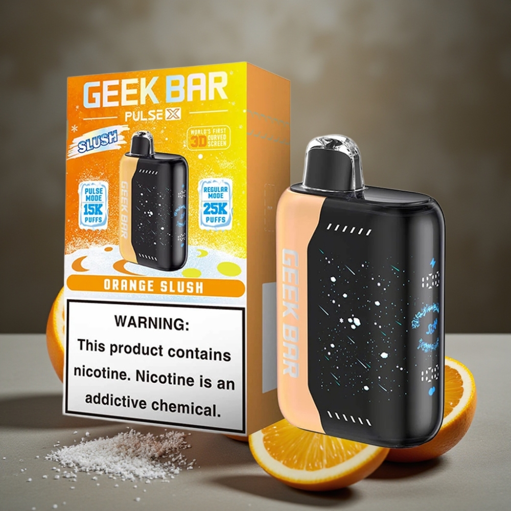 Geek Bar Pulse X 25000 Fúk s 3D Displejom a Dual Mesh Cievkou – Slush Edícia